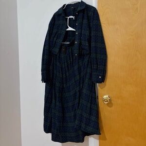 Maje Tartan holiday set